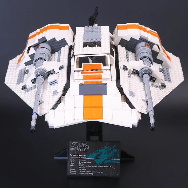 Najtaniej DHL 05084 gwiazda serii Wars 10129 Snowspeeder zestaw Self Lock klocki klocki edukacyjne dla dzieci boże narodzenie zabawki modelu prezent