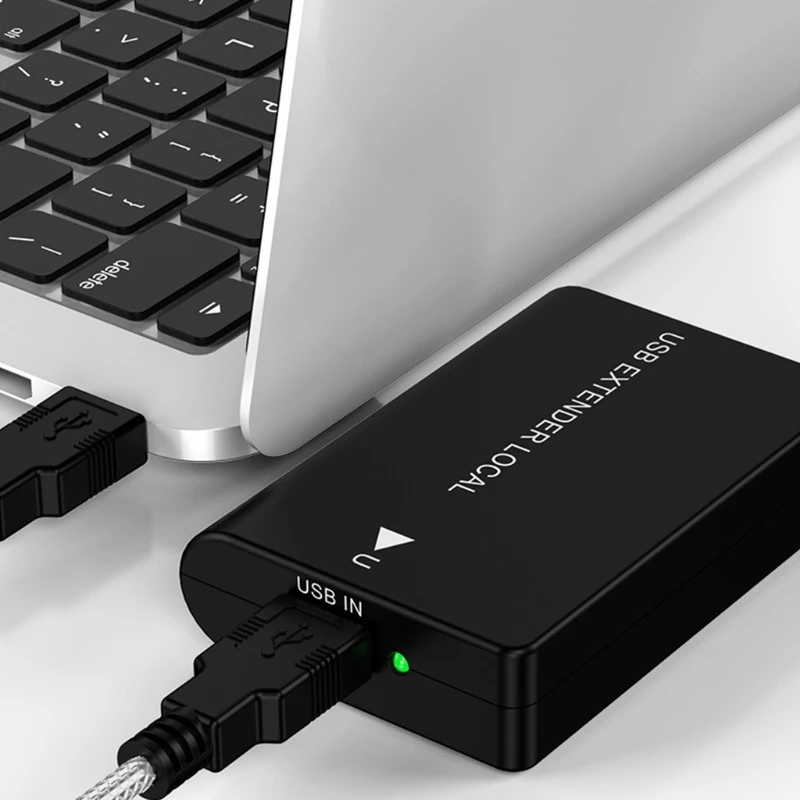 Удлинитель USB 2 0 60m Rj45 Ethernet Cat5e/6 для ПК/микрофона/веб-камеры не требует драйвера