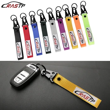

Fashion Racing Style Key Tag Key Chain for Motorcycles Scooters Stainless Steel Car Key Fobs OEM Jewelry Key Rings RS-BAG023
