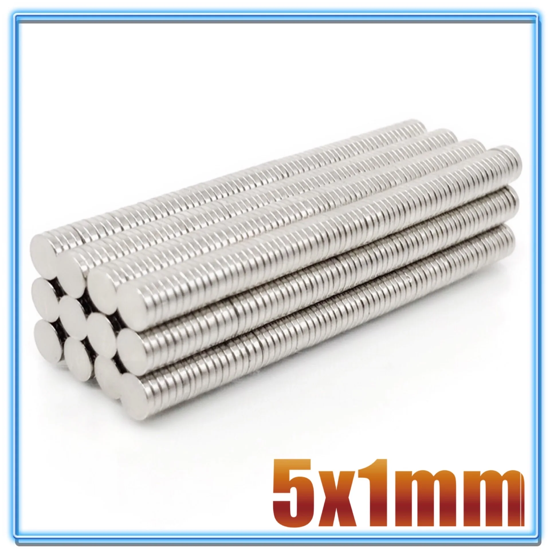 100ks  N35 kolo magnetem 5x1 5x1.5 5x2 5x3 5x4 5x5 mm neodym magnetem trvalý ndfeb super silným výkonný magnety 5*1 5*2 5*3