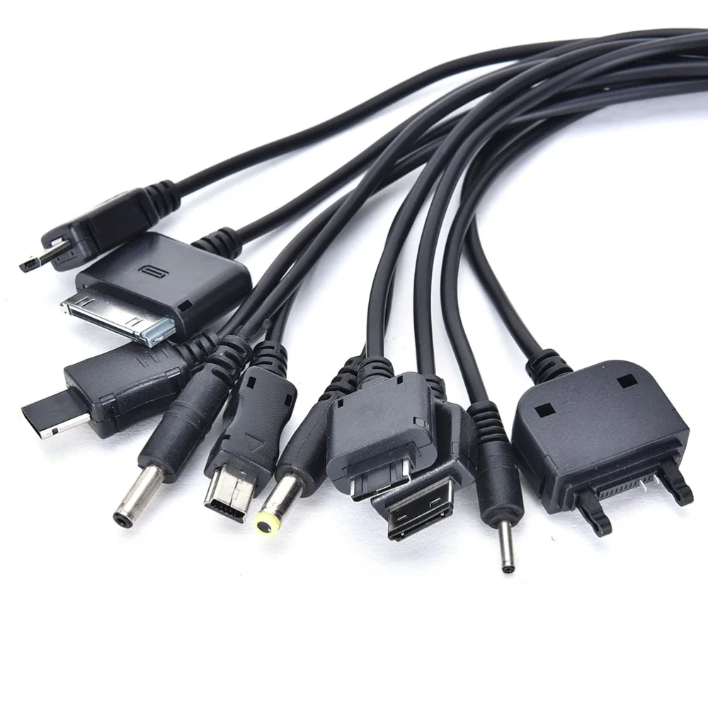 Многофункциональный 10 в 1 Выдвижной USB 2,0 кабель USB Кабель зарядного устройства 10 в 1 мульти кабели зарядного устройства для сотового телефона