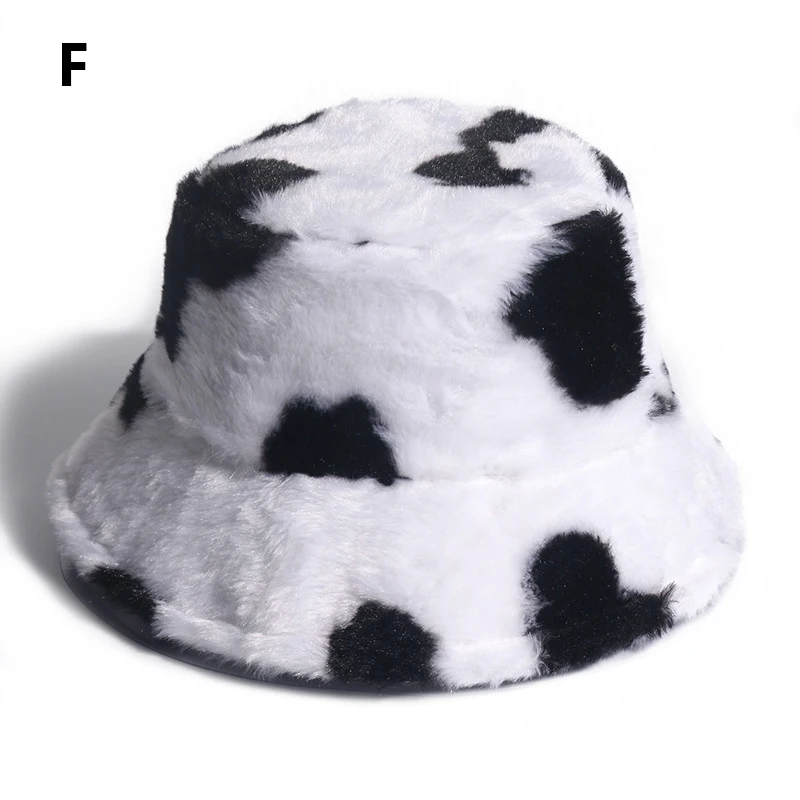 

Faux Fur Winter Hats Women Outdoor Sunscreen Bucket Hat Female Simple Solid Color Basin Cap Brand New Caps