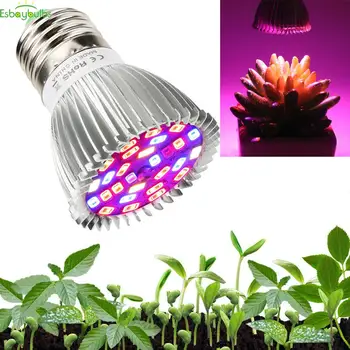 

18W 28W LED Grow Light Bulb - Full Spectrum Lamp for Indoor Plants, Garden, Flowers, Vegetables, Greenhouse & Hydroponic Growing