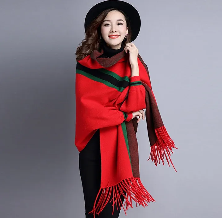 cape femme hiver knitted poncho turtleneck maglioni poncho poncho cloak winter party dress cape femme hiver knitted poncho turtleneck maglioni poncho poncho cloak winter party dress