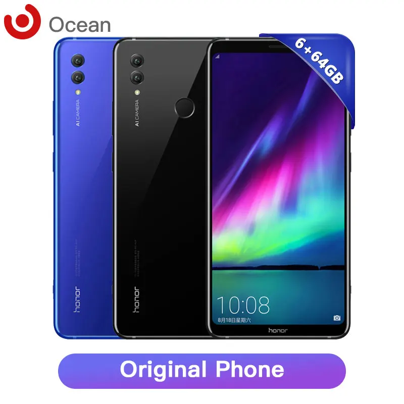 Оригинал Honor Note 10 6 ГБ ОЗУ 64 Гб ПЗУ Kirin 970 восьмиядерный смартфон 95 дюймов Android 8 1 24 + 16