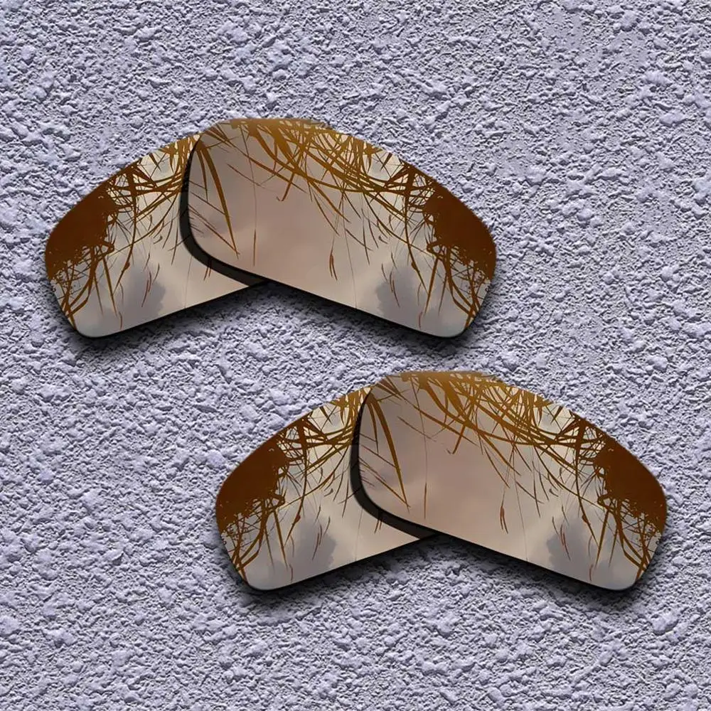 Brown-Brown 2 Pairs Polarized Replacement Lenses for Oakley Monster Pup Sunglasses- Multiple Choices - Цвет линз: Brown-Brown