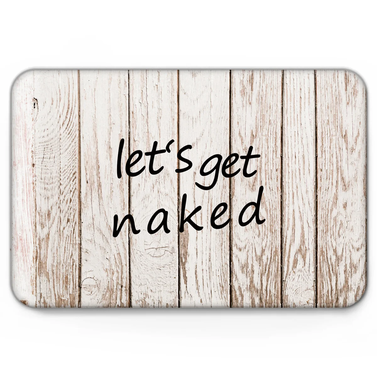 Let'S Get Naked деревянный текстурированный задний Коврик противоскользящий дверной коврик Домашний Декоративный Придверный коврик для входной двери Противоскользящий пол