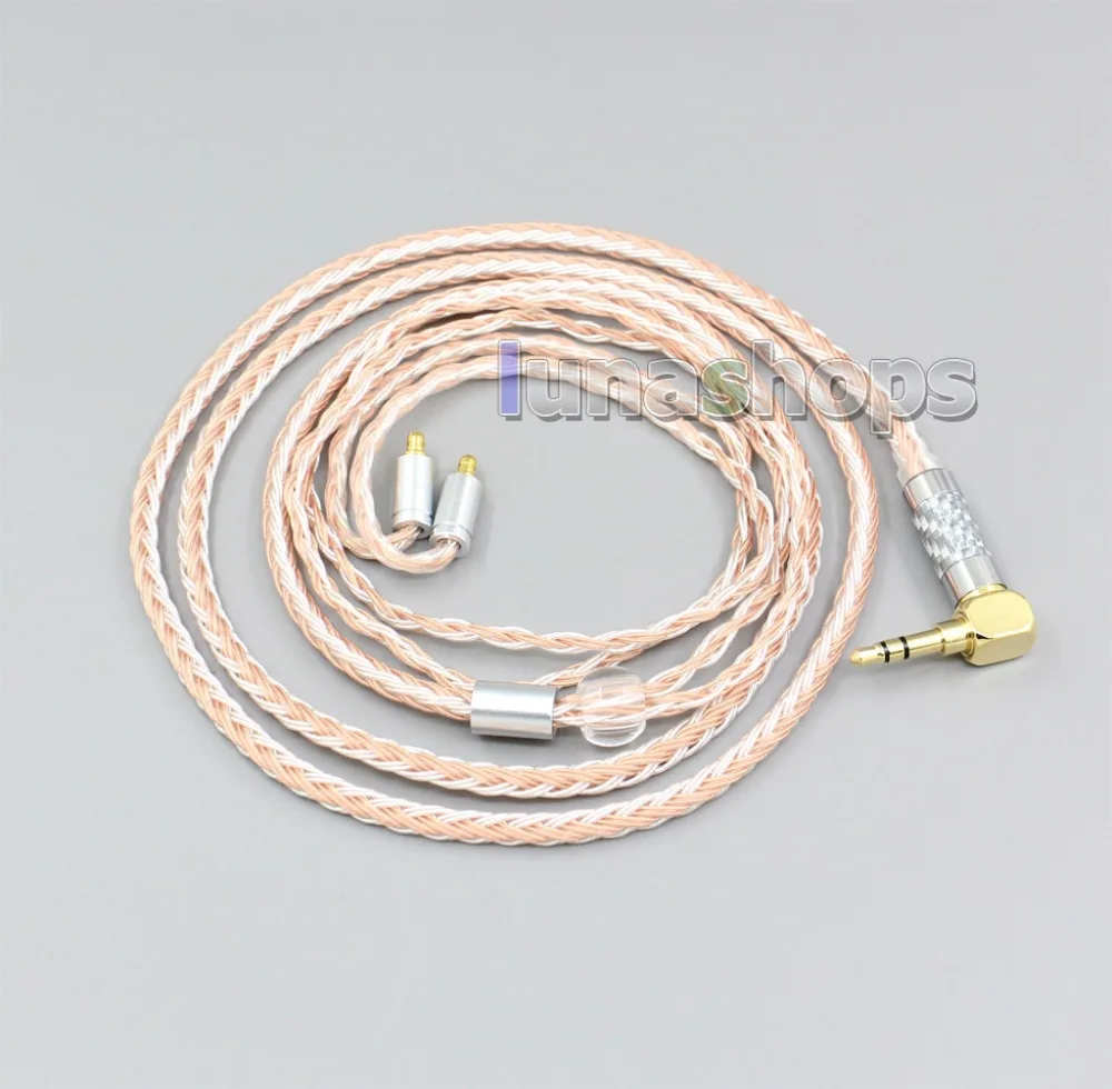 LN006458 2 5mm 3 5mm XLR Balanced 16 Core OCC Silver Mixed Headphone Cable For Sennheiser IE400 IE500 Pro