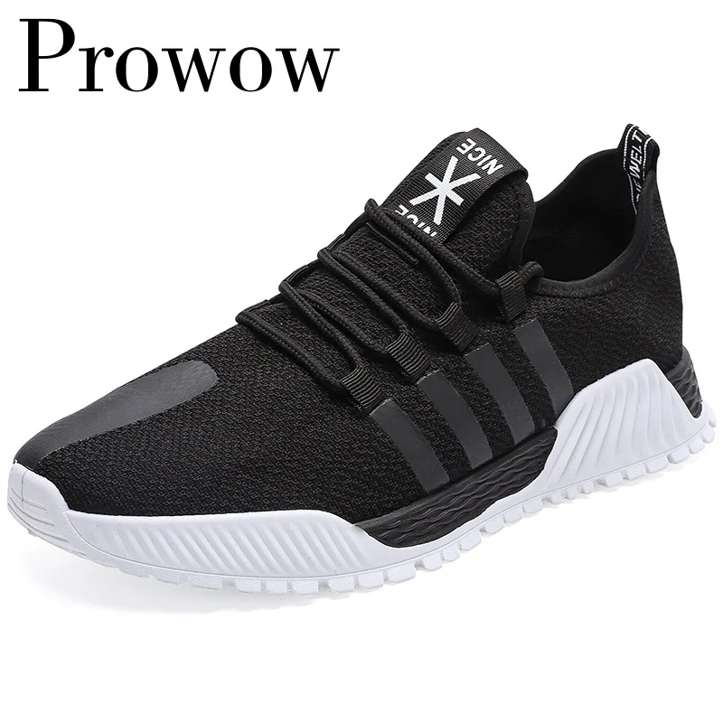 Prowow/Лидер продаж; бренд года; Летние сетчатые кроссовки; Мужская обувь; Повседневная легкая дышащая удобная прогулочная обувь; мужская обувь