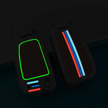 Custodia/cover per Chiave/telecomando Per Audi A3 A4 A5 C5 C6 8L 8P B6 B7 B8 C6 RS3 Q3 Q7 TT 8L 8V S3 portachiavi accessori auto 4 Custodia/cover per Chiave/telecomando Per Audi A3 A4 A5 C5 C6 8L 8P B6 B7 B8 C6 RS3 Q3 Q7 TT 8L 8V S3 portachiavi accessori auto - In Lega di zinco di Chiave Dell automobile di Caso Della Protezione Della Copertura Per