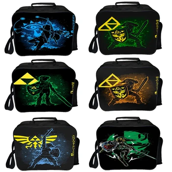 

New The Legend of Zelda Cooler Insulation Bag Link Students Picnic Insulation Bag Fashion Student Worker Beautiful Lunch Bag