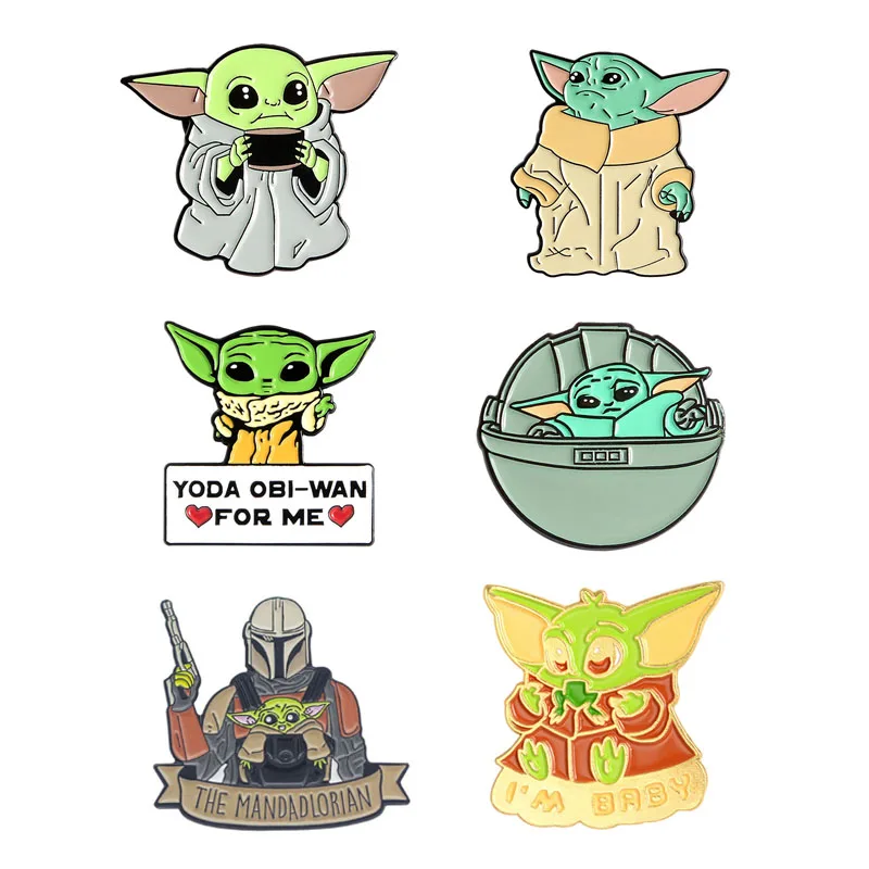 Фигурка Йоды из Звездных войн игрушки брошь украшение йода Детская экшн-фигурка