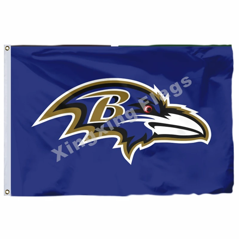 Флаг страны "Baltimore Ravens" 3ft X 5ft полиэстер баннер Летающий Размер № 4 90X150 см пользовательский флаг