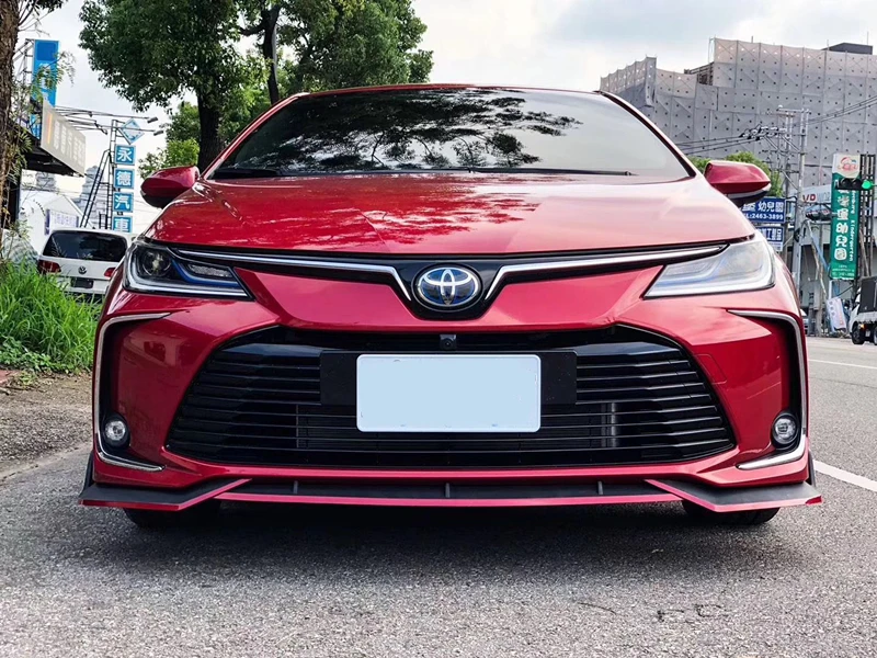 Для Toyota Corolla Комплект кузова спойлер для Lewin ABS задний спойлер передний бампер диффузор защитные бамперы