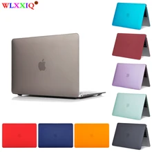 Чехол для ноутбука Apple Macbook Mac book Air Pro retina New Touch Bar 11 12 13 15 дюймов матовый жесткий чехол для ноутбука Чехол 13,3