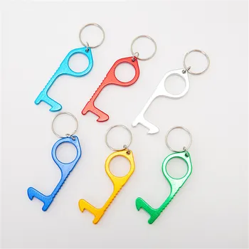 

Hand Keychain Door Portable Contactless Hygiene Antimicrobial Tool Screen Edc Buttons