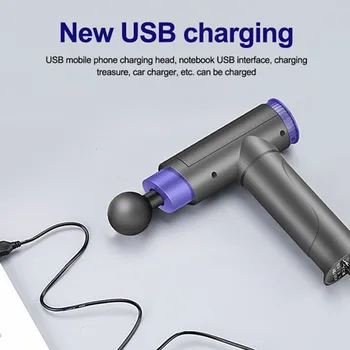 

Muscle Massager Massage Gun Muscle Pain Management Training Exercise Fitness Body Relaxation Slimming Shaping Pain Relief