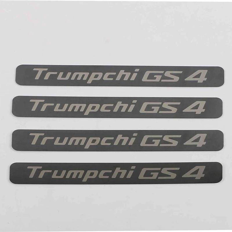 Lsrtw2017 для Trumpchi Gs4, порог порога, накладка, протектор, аксессуары для интерьера, молдинги из нержавеющей стали