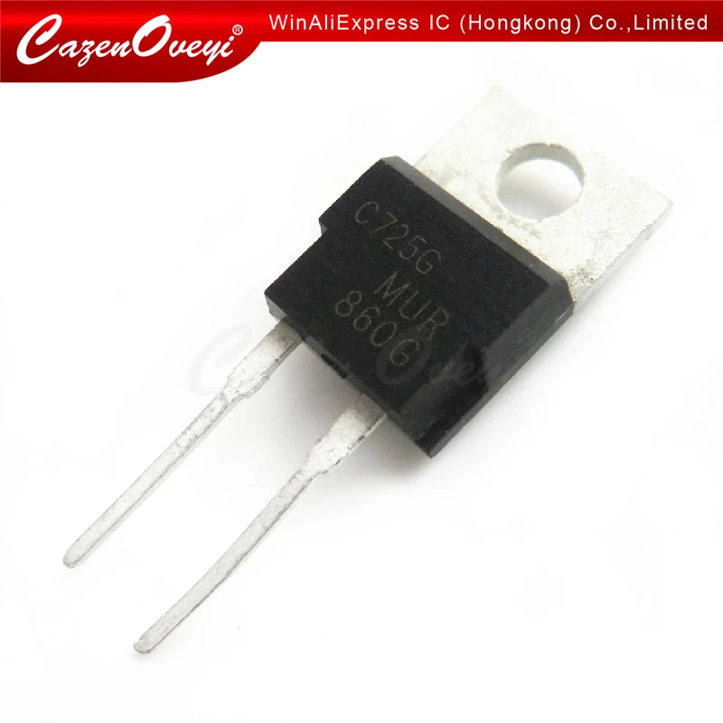 10 шт./лот MUR860 TO220 MUR860G TO-220 U860 ультра быстрое восстановление Выпрямители