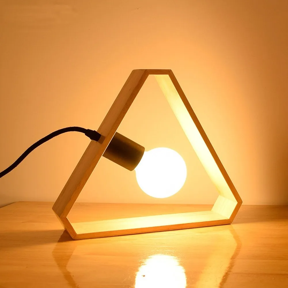 

Japanese desk lamp wooden study lamp logs folding desk lamp creative eye protection desk Nordic desk lamp bedside lamp