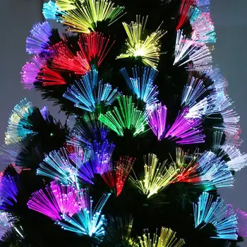

Fibre Optic Christmas Tree LED Multicolour Lights Artificial Decoration for Home Party H99F