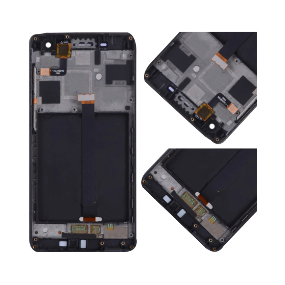 5," для Xiaomi Mi 4 lcd кодирующий преобразователь сенсорного экрана в сборе для Xiaomi Mi 4 дисплей с рамкой Замена M4 двойной экран