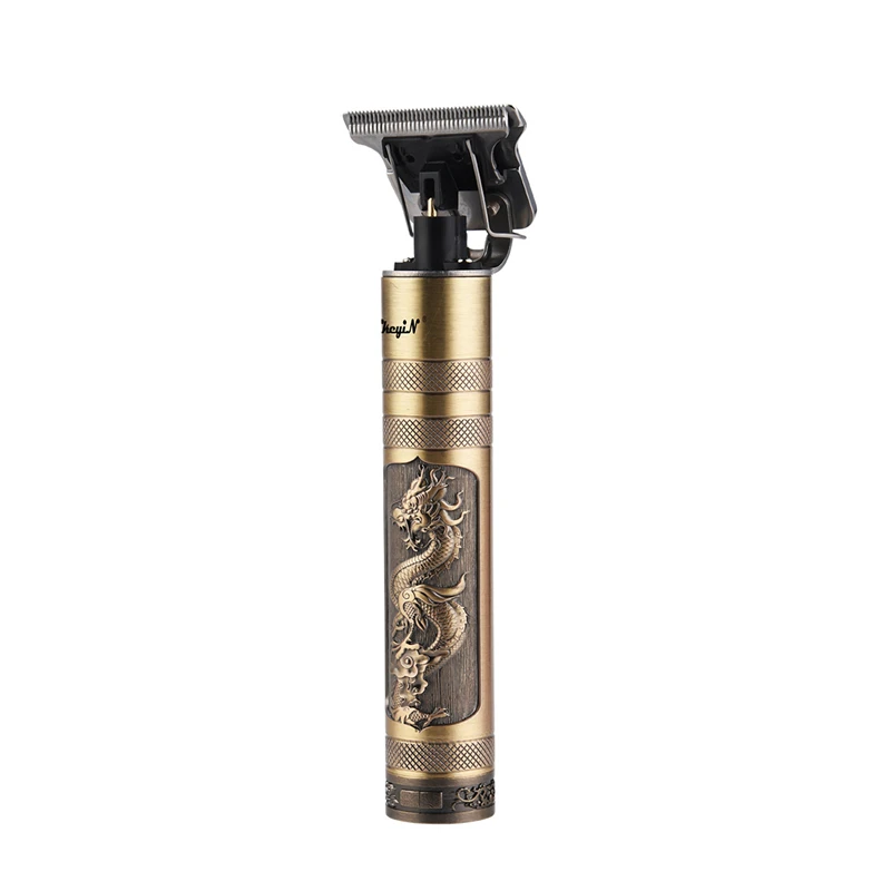 Máquina de Cortar Aparador de Barba Corte de Cabelo Recarregável Cerâmica Cabelo t Lâmina Barbeiro 0mm Borda T-outliner Usb Pro 13 Aparadores de pelo