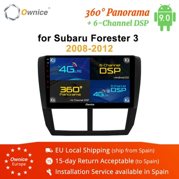 

Ownice K1 K2 K3 K5 K6 2Din Android 8.1 8 Core Car DVD player GPS Navi Radio For Subaru Forester 2008 - 2012 360 Panorama DSP 4G