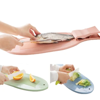 

Cutting Board Kitchen Creative Antiskid Fruit Cutting Board Chopping Block Thickening Fish Vegetables Fixed Utility Belt Clip