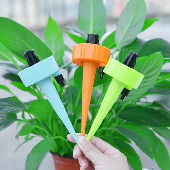 

12 Pcs Automatic Irrigation Watering Spike Plants Flower Indoor Household Water Bottle Drip Irrigation Self-irrigating Waterer