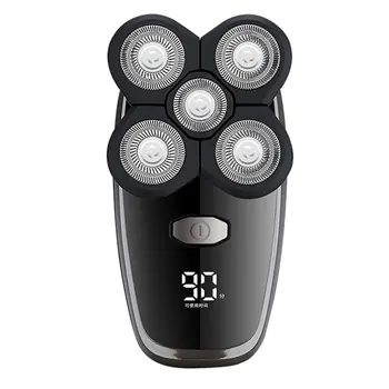 

new digital display electric beard razor hair trimmer 5 in 1 lithium razor multi-functional hair clipper