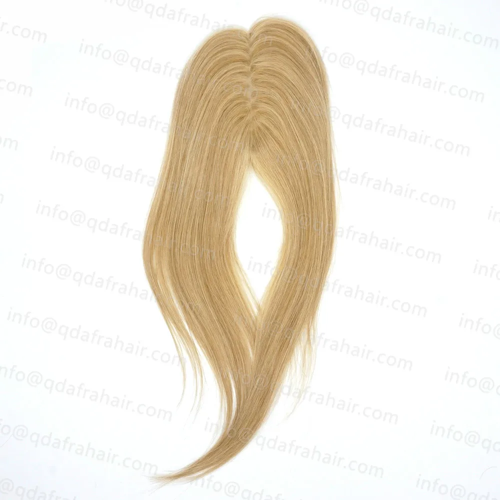 Hstonir человеческие чистые волосы кусок тонкая кожа один кусок волос парик для женщин наращивание волос Топпер Европейский remy волос TP35