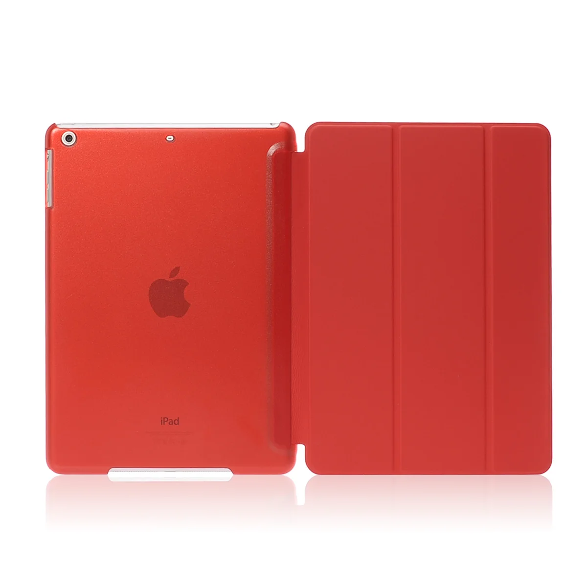 Смарт-кожаный чехол-подставка для планшета для Apple iPad Air 2 Air2 PU Wake для I Pad 6 Sleepcover Ipadstand кожаный чехол A1566 A1567 - Цвет: Красный