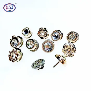 

HL10pcs/30pcs Metal Snap Convenient Buttons Suit cufflinks Anti-glare Buttons No-sewing Apparel Accessories