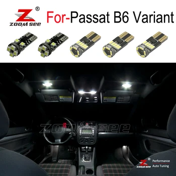

19pcs LED Door bulb + License plate lamp + interior dome light full Kit for Passat B6 Variant Estate Wagon 3C 5 (06-11)