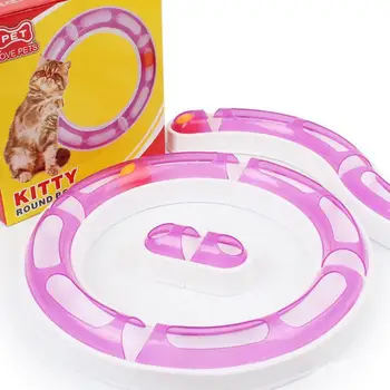 

GloryStar Pet Cats Changeable Combination Track Rotating Ball Toy