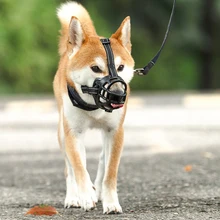 

Pet Dog Mouth Cover With Reflective Strips Anti Bark Bite Chew Muzzle for Dog Bite Proof Barking Muzzle Dog Training Small Large