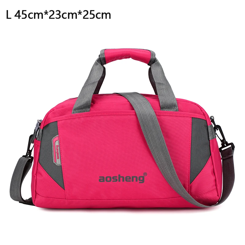 Хит, спортивная сумка, тренировочная, для спортзала, Tassen Mannen vrouwen, для фитнеса, Duurzaam, многофункциональная, ручная, Tassen, для спорта на открытом воздухе, Schouder Draagtas - Цвет: pink L