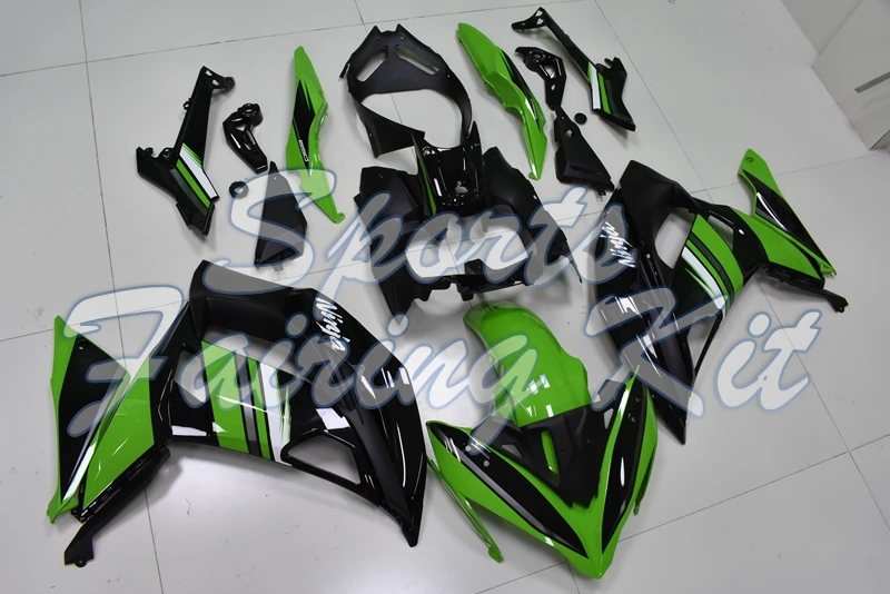 Обтекатели для NINJA 650R 2017 2019 Зеленые Черные ER 6F 2018 из АБС пластика EX 650 17 18 19|Полные