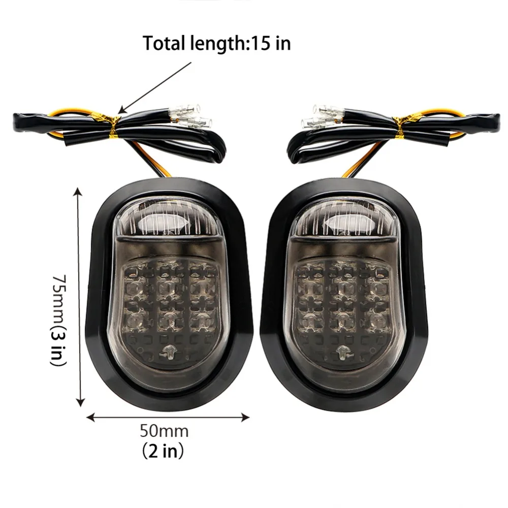 1 пара мотоцикл указатель поворота светильник 9 светодиодный 12 В индикаторы для мотоцикла мигалка Пиранья светильник мигалка Поворотный Светильник