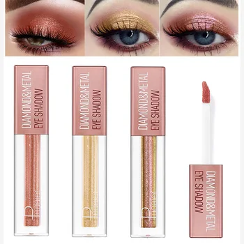 

3 Pcs/Set Liquid Eyeshadow Brightening Eye Shadow Long-Lasting Diamond Glitter Highlighter Brighten Makeup Liquid Eyeshadow Gift