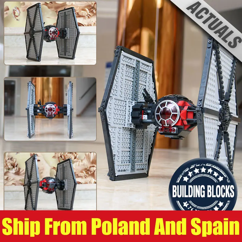

05005 Star First Order Tie TIE Fighter Model Compatible With New 75101 Wars Building Block Funny Bricks Kid Boys Gift Toys