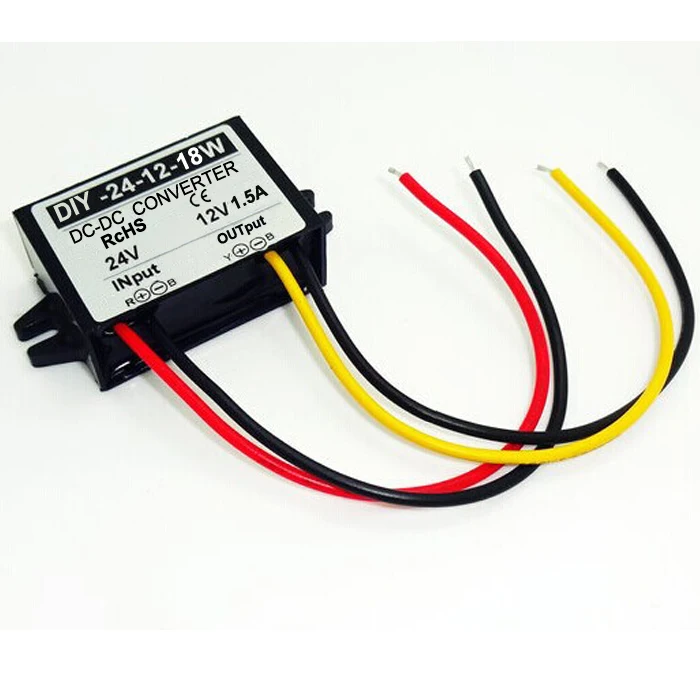 DC 24V 36V до 12V 1.5A преобразователь Регулятор Автомобильный светодиодный дисплей