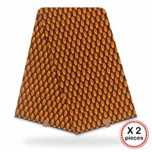 Анкара африканская ткань 12 ярдов Хлопок нигерийский стиль швейная африканская вощеная ткань принтом Гана для свадебного платья 11026