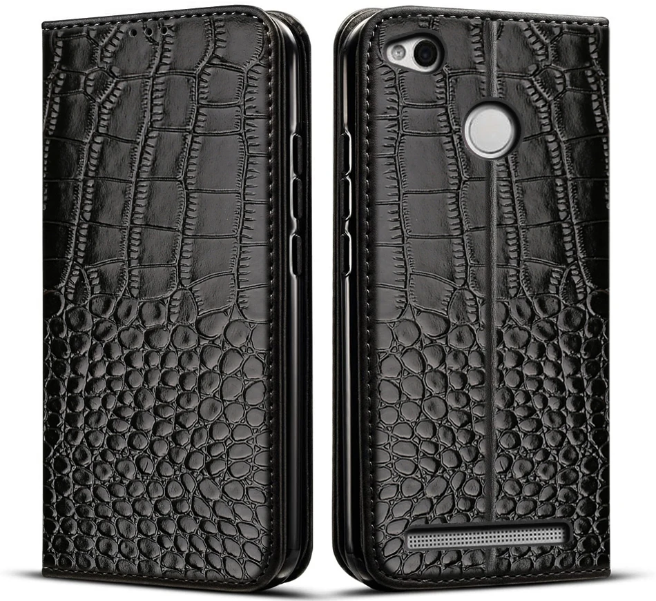 Case For xiaomi Redmi 3s Case  Crocodile texture leather Cover for xiaomi Redmi 3 Pro Case Redmi 3S 3 S Pro Case xiaomi leather case glass