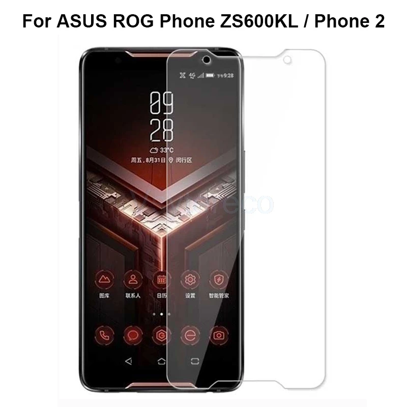 

For ASUS ROG Phone 2 Phone2 2019 Tempered Glass 9H Ultra-thin Protective Phone Film For ASUS Rog Phone ZS600KL Screen Protector