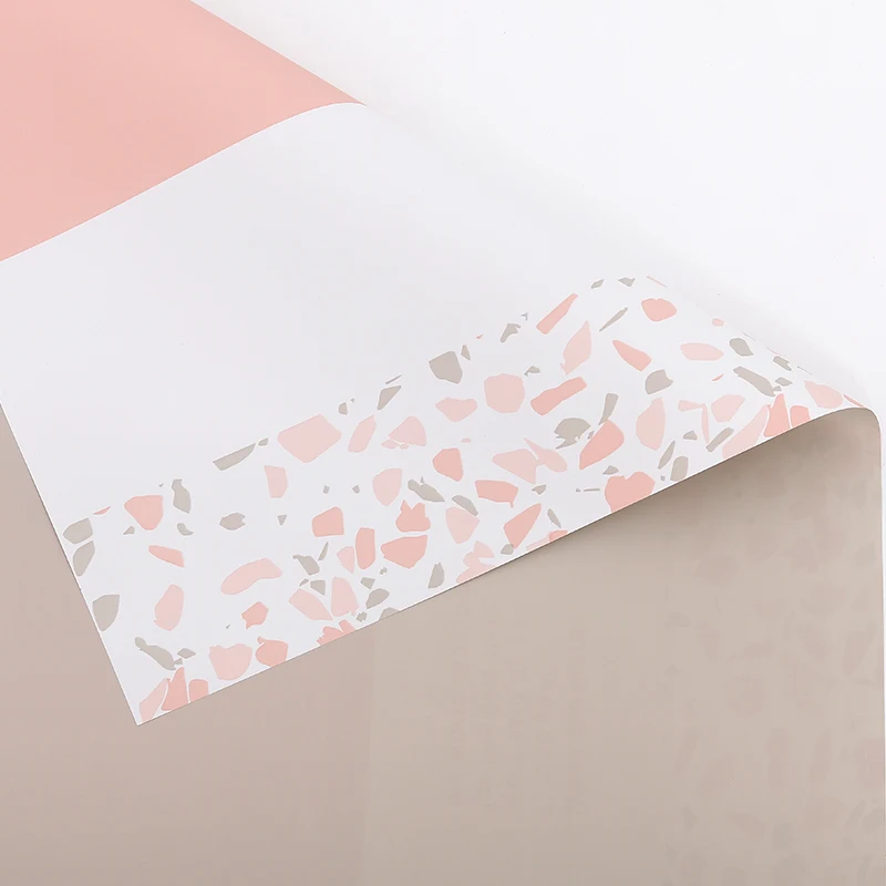 165 Light Pink 20 шт SINOWRAP 60X60 см цветочный букет обертка пластиковый цветок, упаковка поставщиков - Цвет: 165 Light Pink