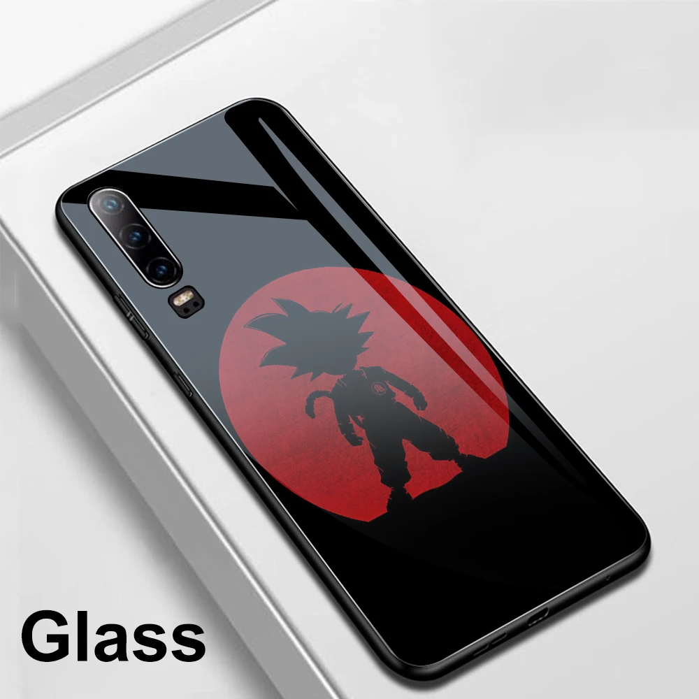 Ciciber Dragon Ball Goku Z для huawei P30 P20 mate 20 Lite Pro закаленное стекло чехол для Honor 10 чехол для телефона Lite Fundas Coque - Цвет: Patterned 2