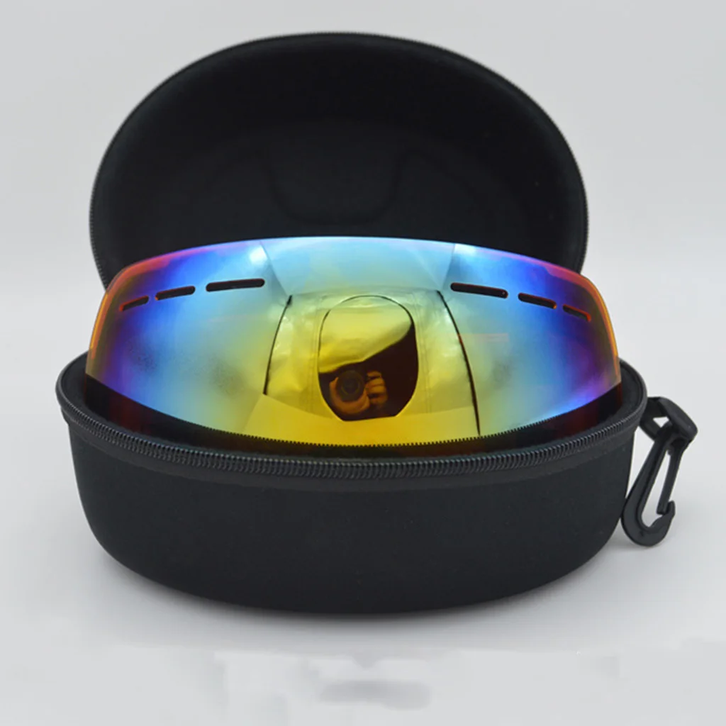 Sunglasses Case Zipper EVA Glasses Bag Hard Eyeglasses Goggles Protector Pouch Skiing Eyewear Case for Women Men Adults 