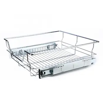 

500mm Kitchen Storage Basket Multifunctional Refrigerator Storage Rack Under Cabinet Storage Shelf Basket Wire Rack Organizer